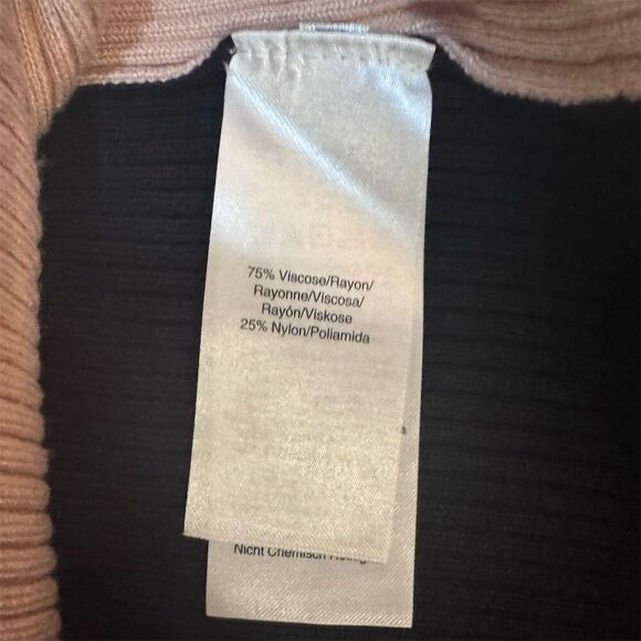 NWT DKNY Women's Pink Colorblock Long Sleeve Sweater - Picture 5 of 5